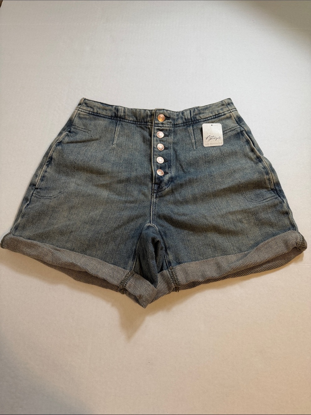 Free People We The Free Osaka Relaxed Button Fly Shorts
